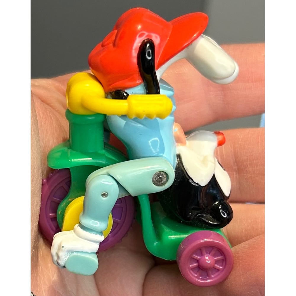 Vintage 1993 Animaniacs Yakko Warner Tricycle Toy Warner Bros Collectible